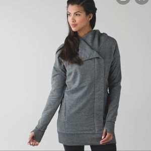 Lululemon Wrap Up Jacket Heathered Bordeaux Drama
